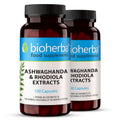 Ashwagandha Rhodiola Complex – 200 Capsules | Adaptogen Formula with B-Vitamins for Energy and Mental Performance by BIOHERBA