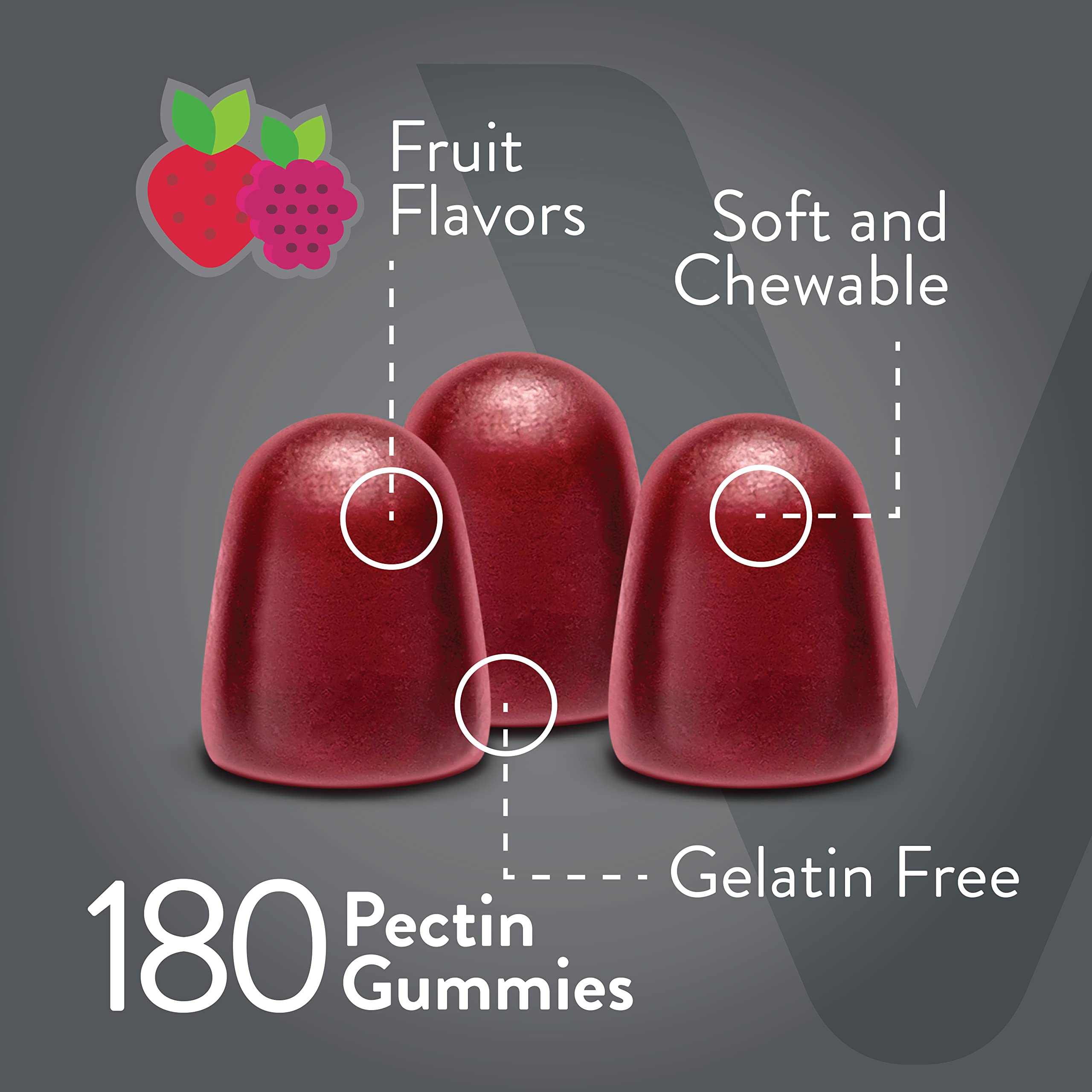Viteey Prebiotic Fiber Gummies for Adults, 7g