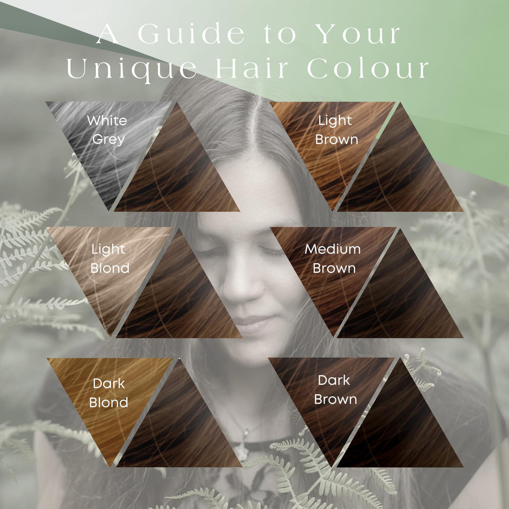 Organic Hair Dye - It's Pure Organics Herbal Hair Colour Dark Brown