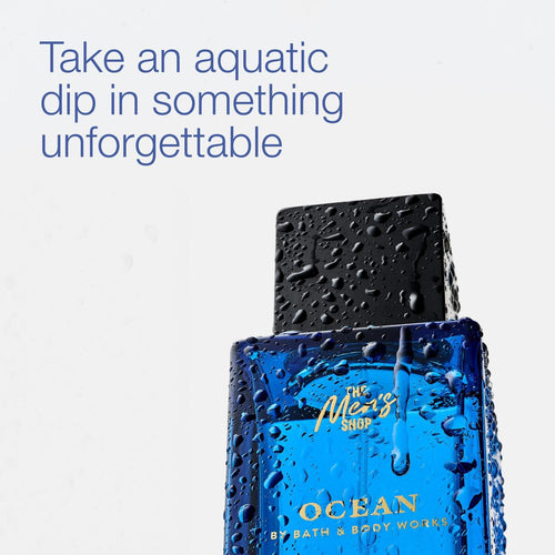 Bath & Body Works Ocean Cologne - Men’s Cologne for Everyday Use - Long-Lasting High Fragrance Oil Concentration - Dermatologist-Approved - Sophisticated Scent Experience - Gifts for Him