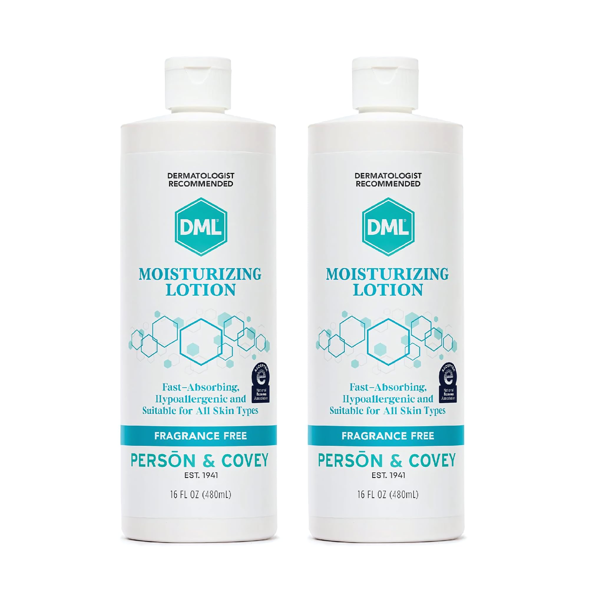DML Moisturizing Lotion – 16 Oz Pack of 2, Hydrating Body Care