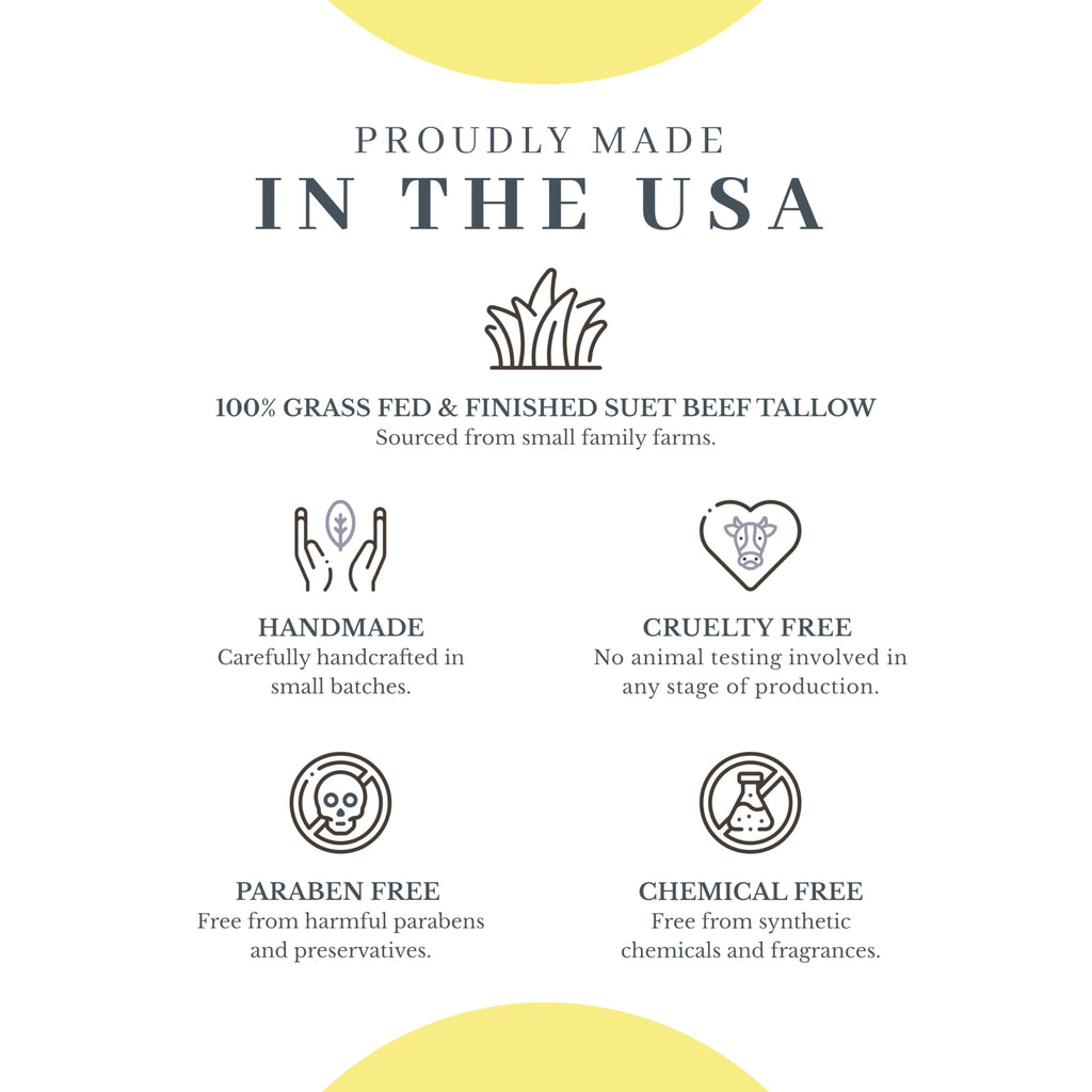 Vanman's Tallow and Honey Balm With No Added Scent (2 Pack) - Beef Tallow Face Moisturizer with Grass-Fed/Finished Beef Tallow for Skin, Organic Raw Honey and Beeswax, Cold Pressed Olive Oil - 2 oz