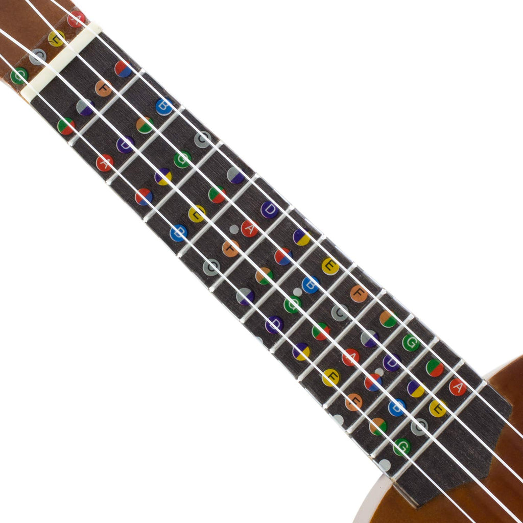 Tiger UKE-6-STICKER Ukulele Note Sticker Sheet for Beginners