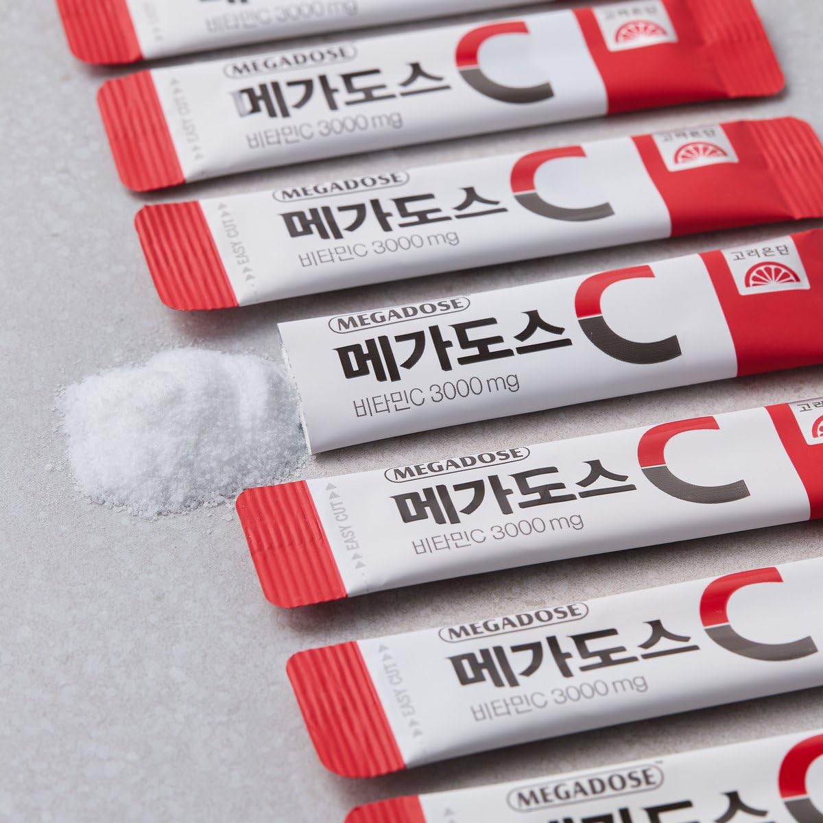 Sookwang Korea MEGADOSE Vitamin C Powder 3000mg | Powder Type | 100s | High Content Vitamin 3g*100 Sticks (Total 300g)