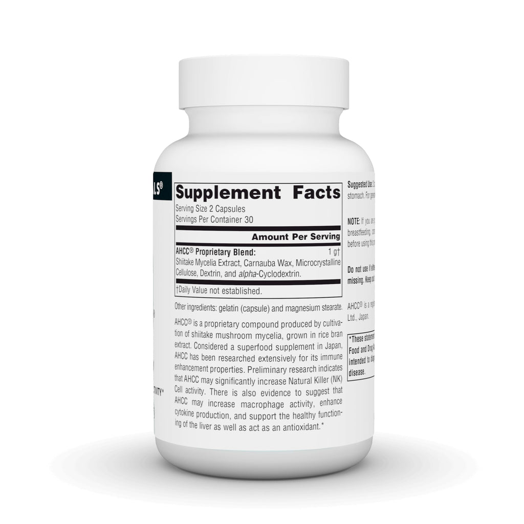 Source Naturals AHCC Increases Natural Killer Cell Activity* 500mg - 60 Capsules