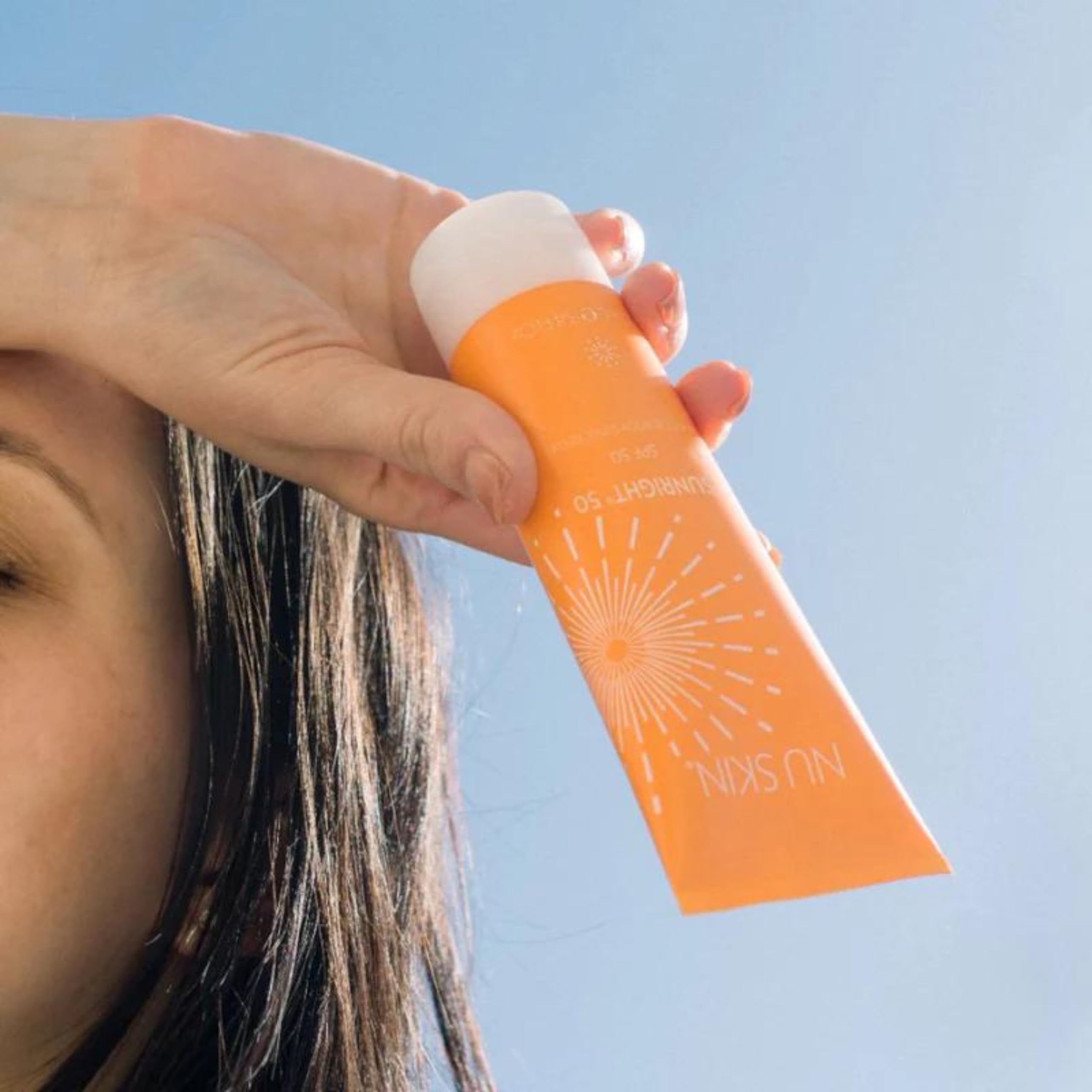 Nu Skin Sunright Face & Body Sunscreen SPF 50 | Broad-Spectrum UVA/UVB Protection | Non-Greasy & Water-Resistant Formula | Antioxidant-Infused | 3.4 fl. oz.