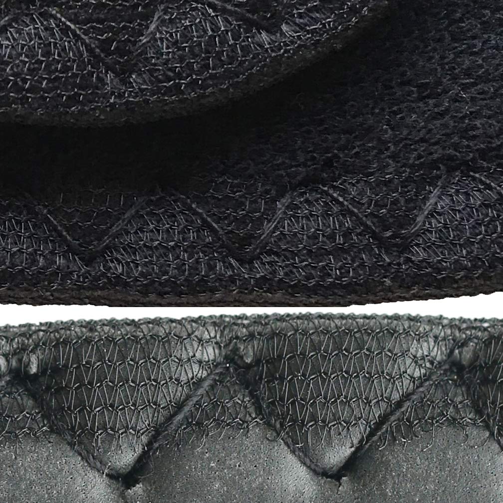 Happystep 3 Pairs of Cotton Terry Cloth Zero Drop Shoe Insoles, Barefoot Inserts, Sweat Absorption, Washable & Reusable, Fit All Sneakers, Business Shoes, Boots etc. (Black), UK Size 10