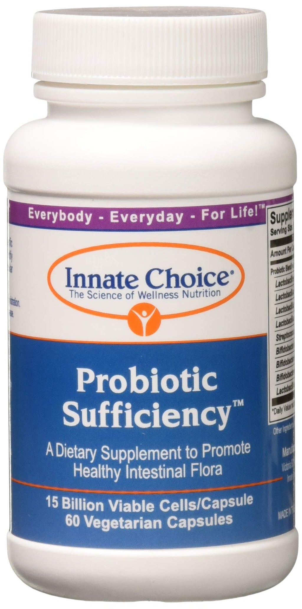 Innate Choice Probiotic Sufficiency,  60 vegetarian capsules