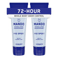 Mando Whole Body Deodorant For Men - Invisible Cream - 72 Hour Odor Control - Aluminum Free, Baking Soda Free, Skin Safe - 3 ounce (Pack of 2) - Pro Sport
