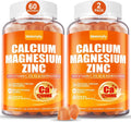 Calcium 1200 mg with Vitamin D3 Gummies for Adults - Calcium Citrate with Vitamin D3 K2, Magnesium, Zinc, Boron, Copper and Ashwagandha - Extra Absorption Calcium Supplement for Women Men