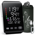 Blood Pressure Monitors, Electric Arm Blood Pressure Monitors with High-Resolution LED Display, CE Approved UK BP Monitor for Home Use, Cuff 22-42 CM, 2 x 199 Records, Dual Power Supply