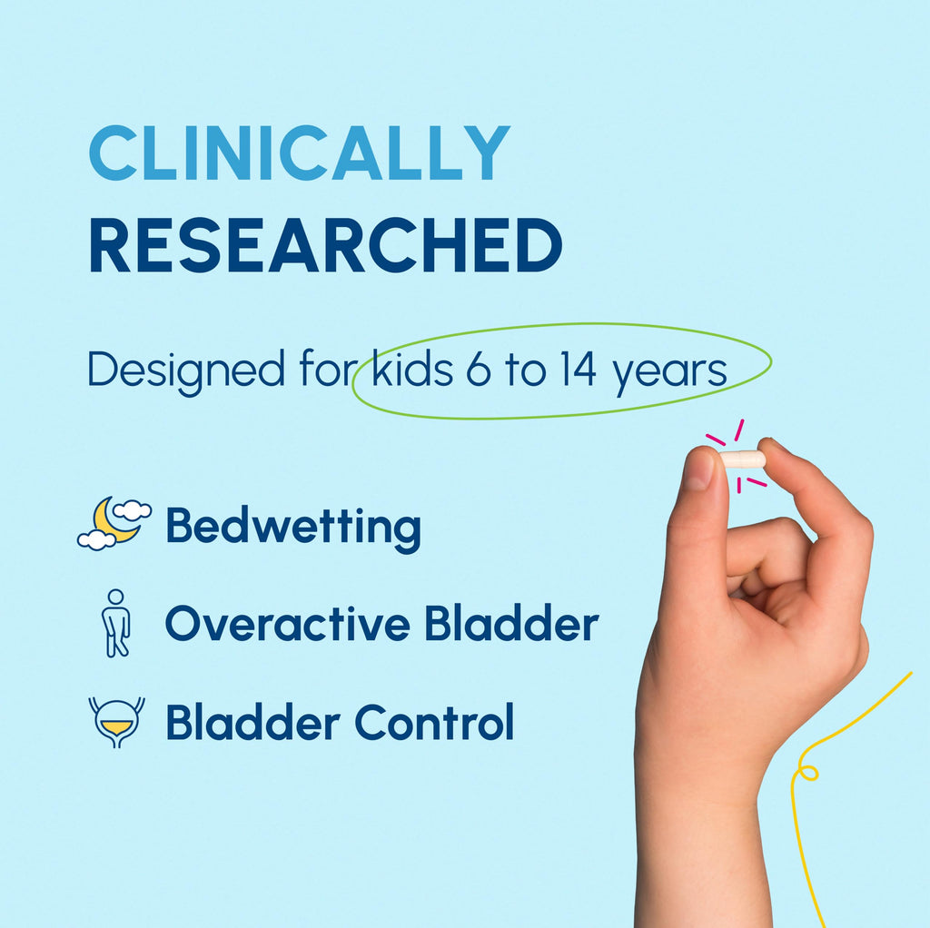 UROX Junior Natural Bladder Control - Nocturnal Enuresis or Bedwetting Supplements. Supports Bladder Control, Reduces Urinary Frequency, and Bladder Accidents for Kids, 30 Vegetarian Capsules (30)