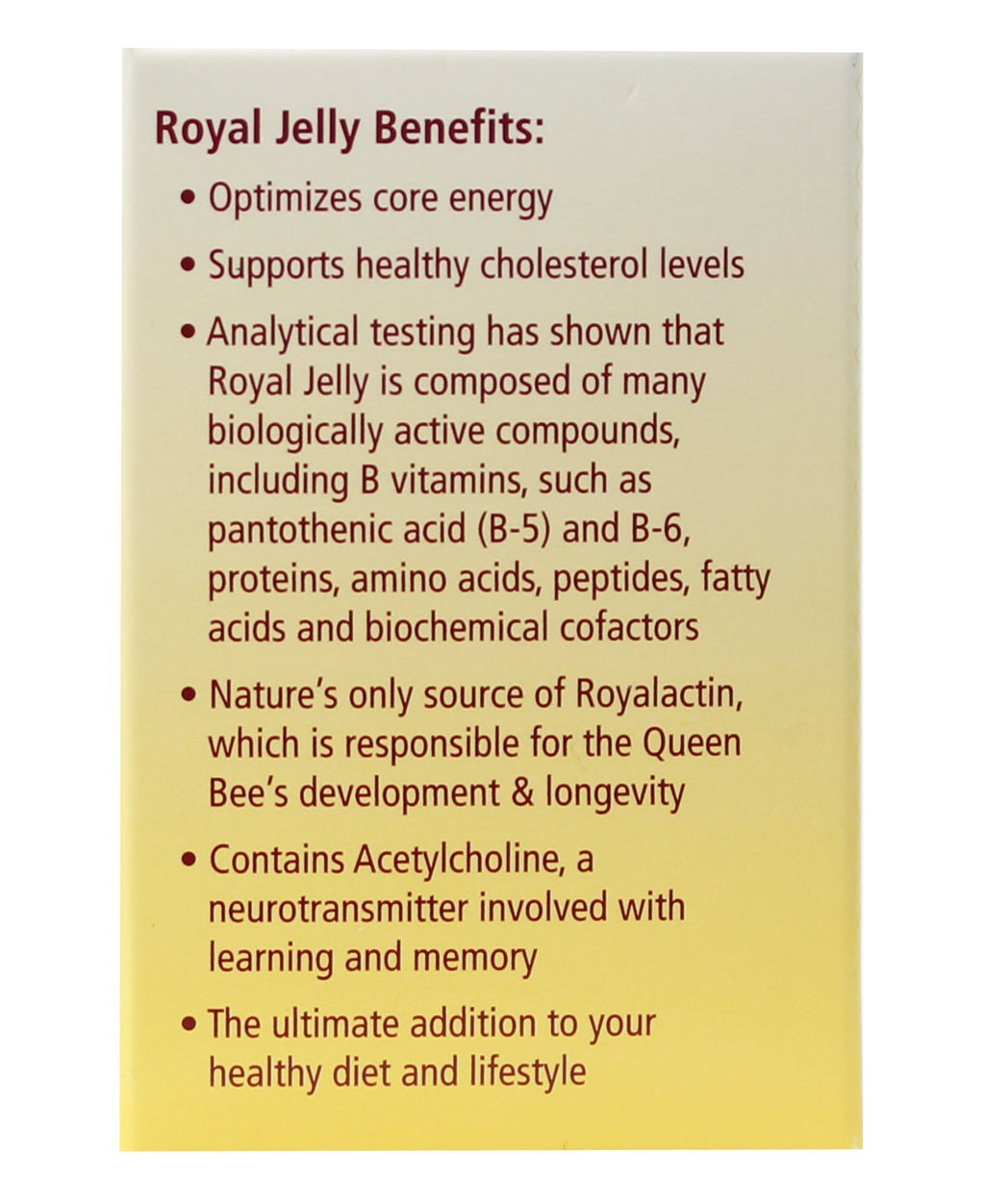BeeAlive Royal Jelly Energy Formula Non Freeze-Dried 150mg 30 Capsules