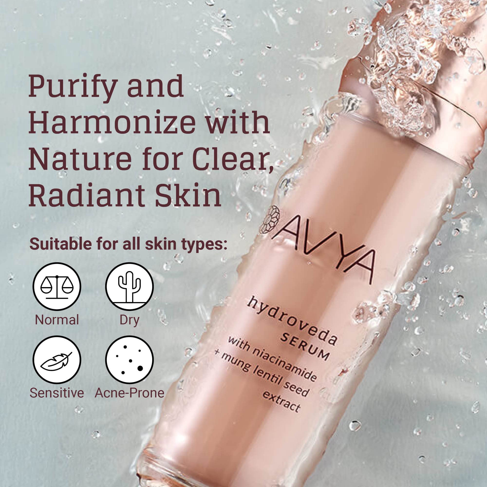 AVYA Hydroveda Restoring Vitamin C Face Serum - Revitalizes & Repairs Skin Tone and Texture/Helps Heal Facial Blemishes, Scars, and Imperfections (1oz)