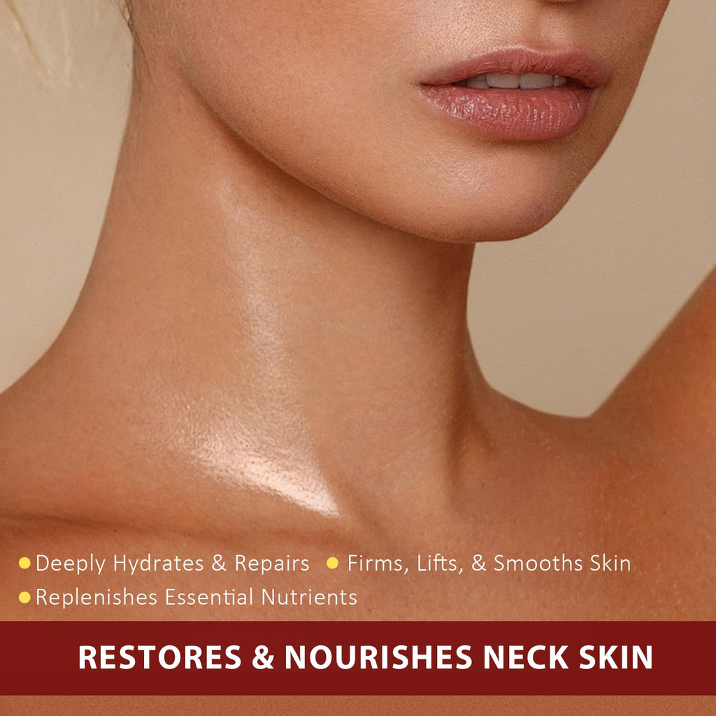 Firming Neck Cream,Roller Neck Cream for Crepey Skin Body Care Comfort,Moisturizing Body Cream,Anti-Aging and Reduces the Fine Lines and Wrinkles 4.23oz