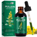 caqorzo Mullein Drops, Mullein Leaf Extract for Lung Cleanse and Respiratory Support,Mullein Herbal Supplements(2.02fl.oz)