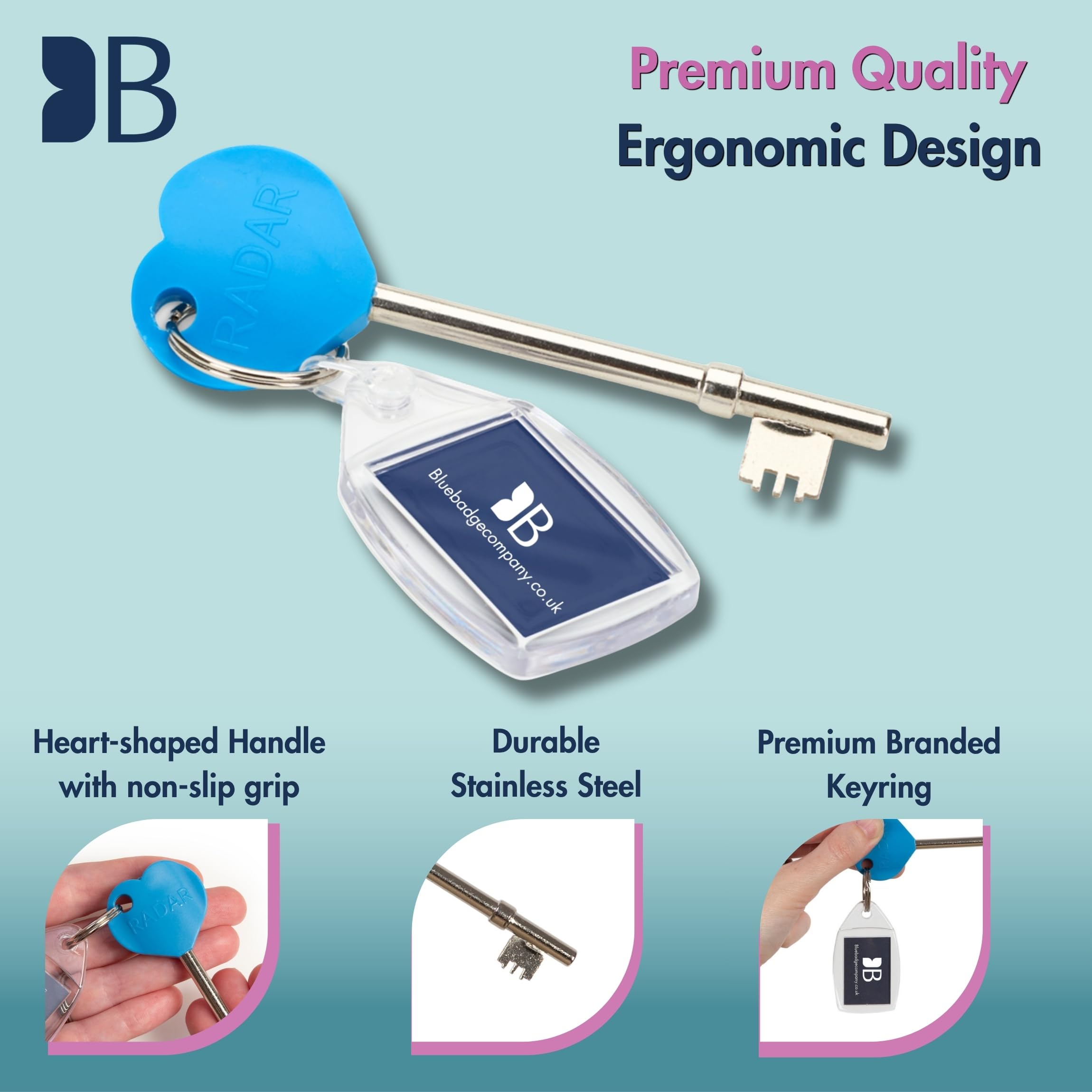 Blue Badge Co Genuine NKS Radar Key for Disabled Toilets
