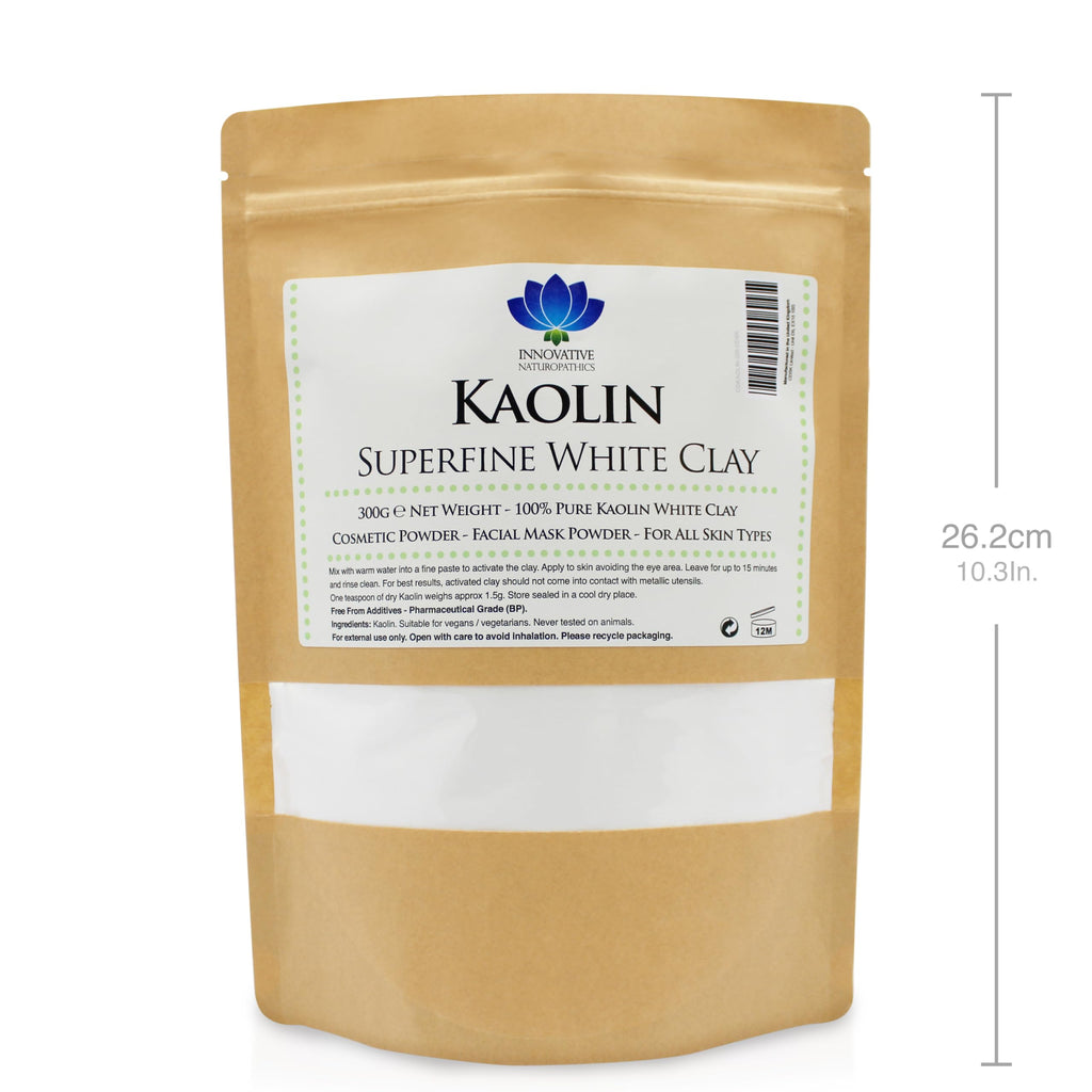 Kaolin - Pharmaceutical Grade - Superfine White Clay - 300g Packet