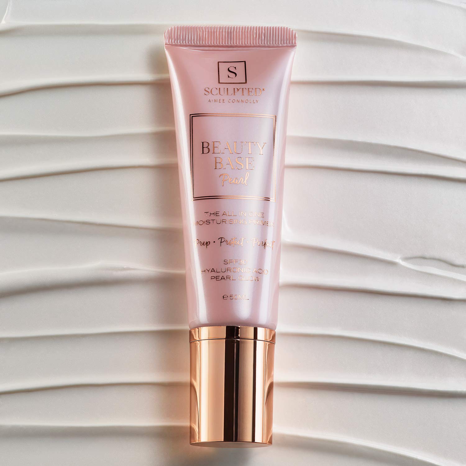 Sculpted By Aimee Beauty Base Pearl Primer - Radiant, Hydrating, SPF30 Protection, Pearl Finish, Unisex