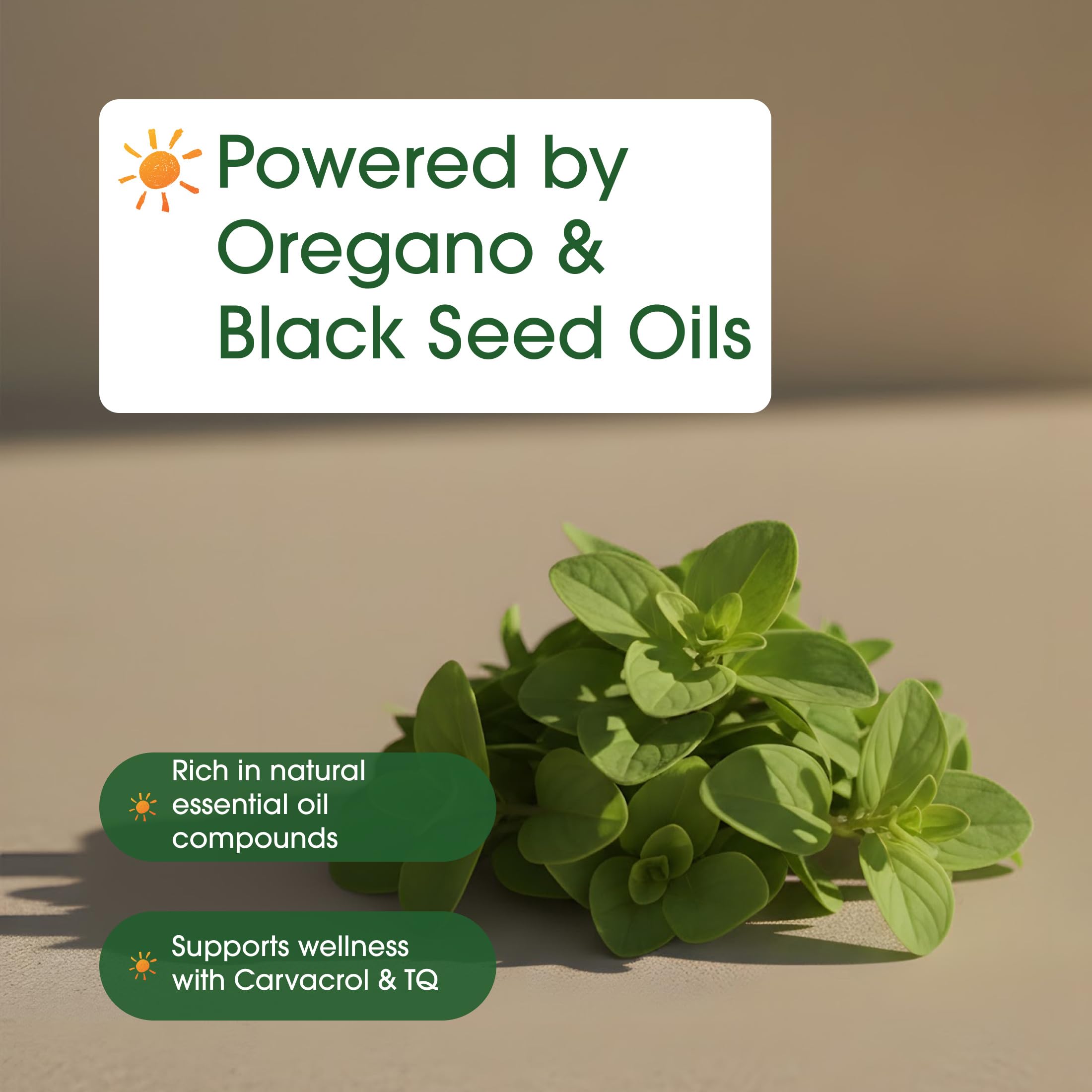 NatureBell Oil of Oregano with Black Seed Oil - 360 Softgels - 2-in-1 Herbal Complex for Immune Health* - Includes Carvacrol, Thymoquinone & Extra Virgin Olive Oil - Non-GMO