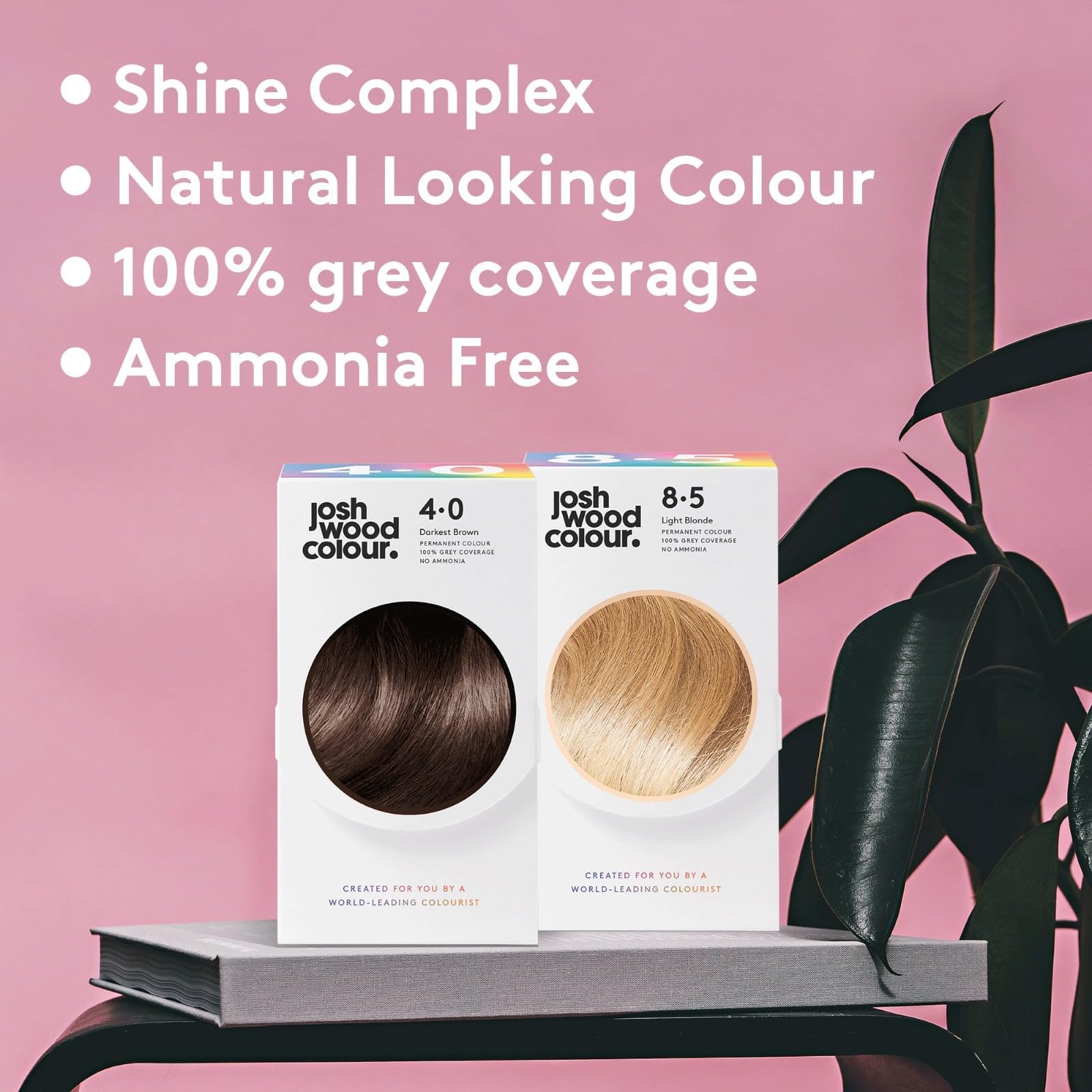 Josh Wood Colour Permanent Hair Dye, 5.5 Brown, Ammonia-Free, 148ml