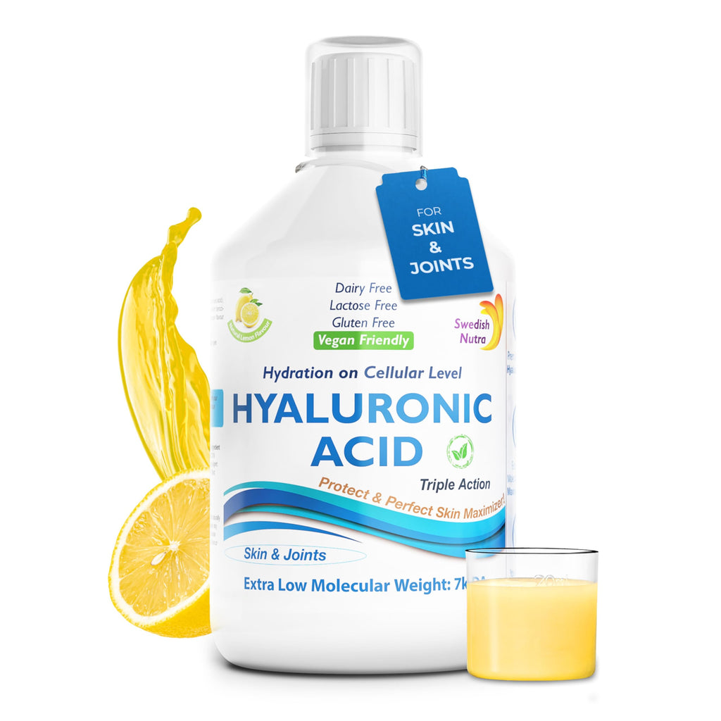 Swedish Nutra Hyaluronic Acid Liquid, 500 ml, 33 Day Supply