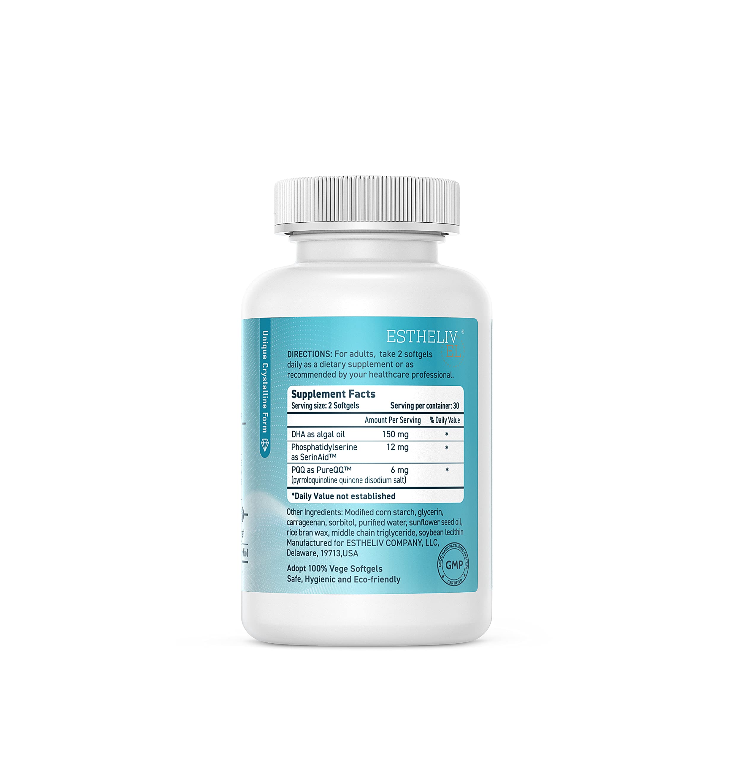 ESTHELIV® Yes! Brain - 60 Vegetable Softgels