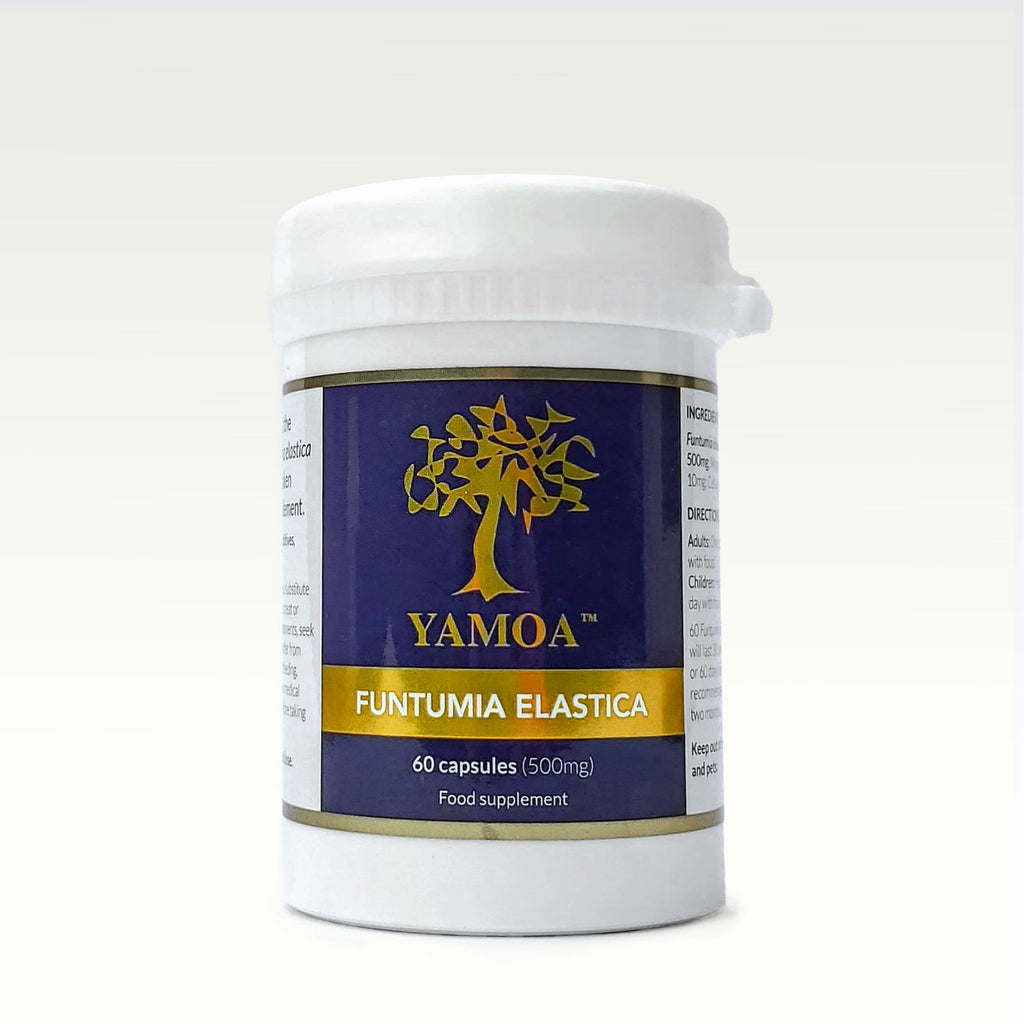 Yamoa Funtumia Elastica Capsules. Vegan. (60 Capsules)