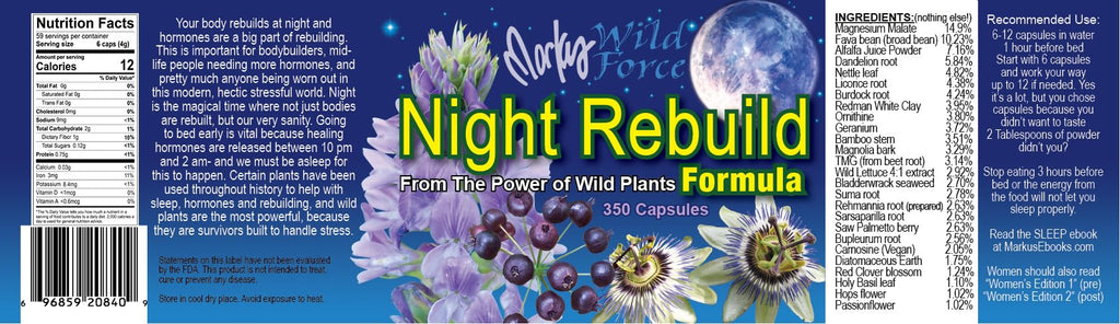 Wild Force Night Rebuild Capsules