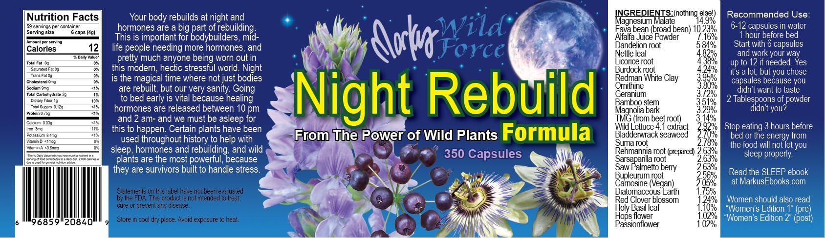 Wild Force Night Rebuild Capsules