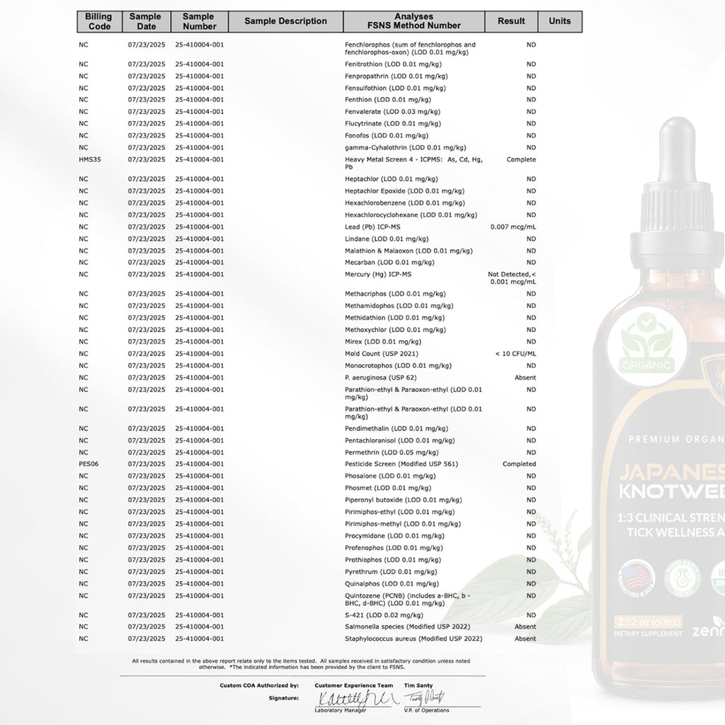 Zenmen Japanese Knotweed Premium Resveratrol USDA 3rd Party Tested Tincture 60ml/2.32 Oz - 1:3 Clinical Strength Ratio - Tick Wellness Aid and Immune Support Supplement - Made in The USA
