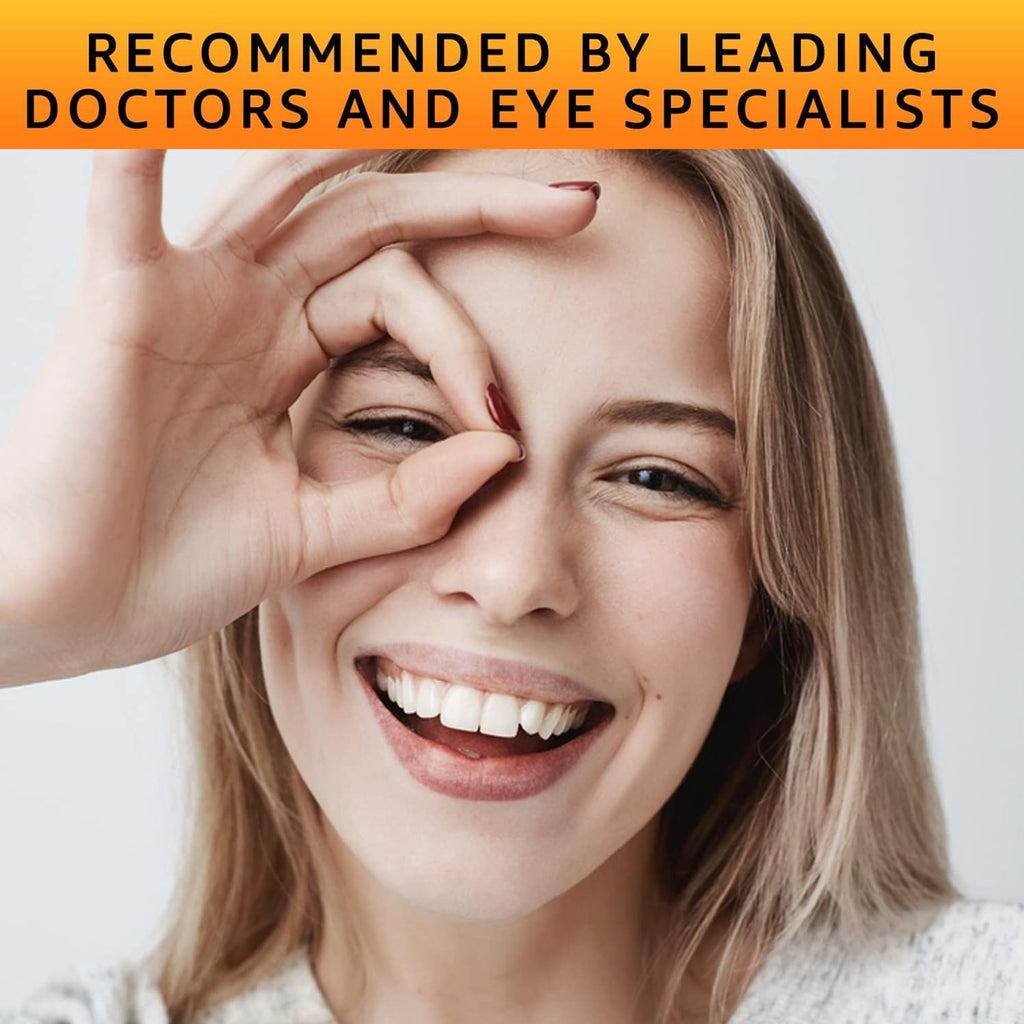 Vision Defender MAC Eye Supplement: Lutein, Zeaxanthin & Meso-Zeaxanthin Triple Antioxidant Carotenoids for Eye Health and Eyesight (90 Capsules/One Capsule Daily) Made in UK