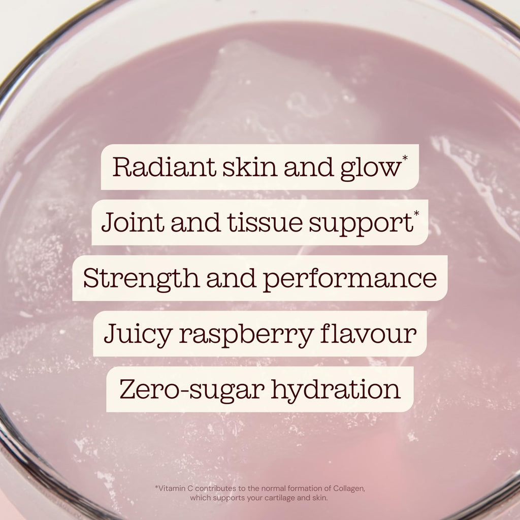 Free Soul CreaGlow | Marine Collagen + Creatine + Electrolytes | Raspberry