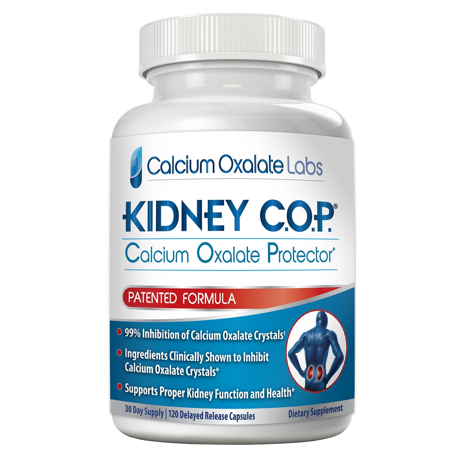 KIDNEY C.O.P. Calcium Oxalate Kidney Stone Support Supplement 120 Caps