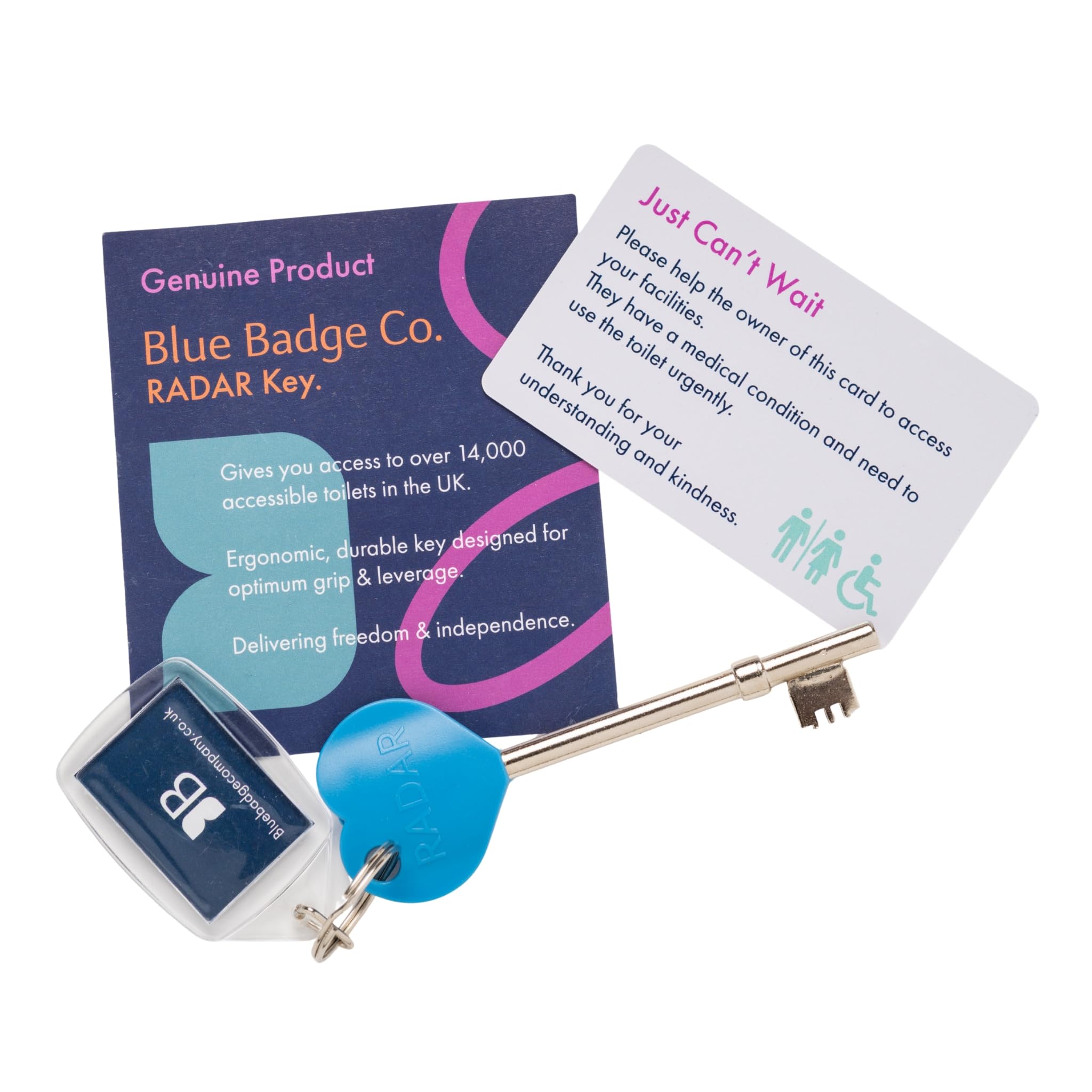Blue Badge Co Genuine NKS Radar Key for Disabled Toilets