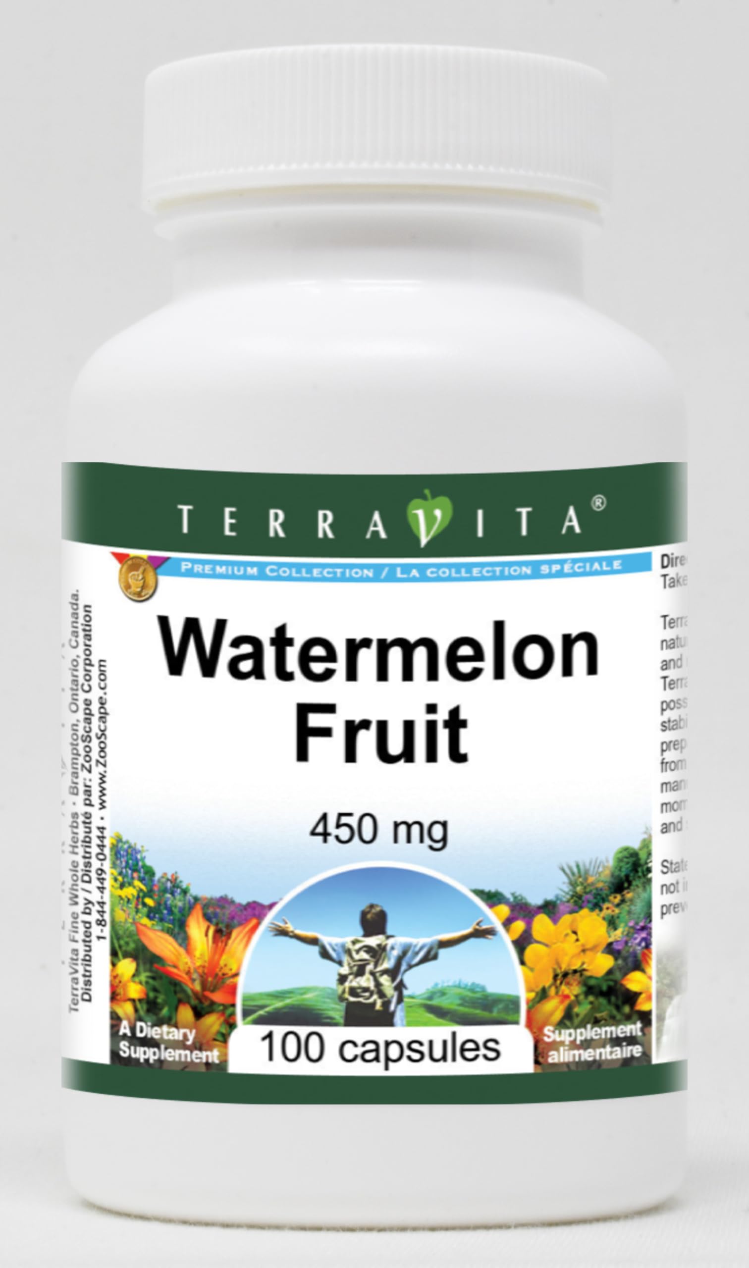Watermelon Fruit - 450 mg (100 Capsules, ZIN: 521897)