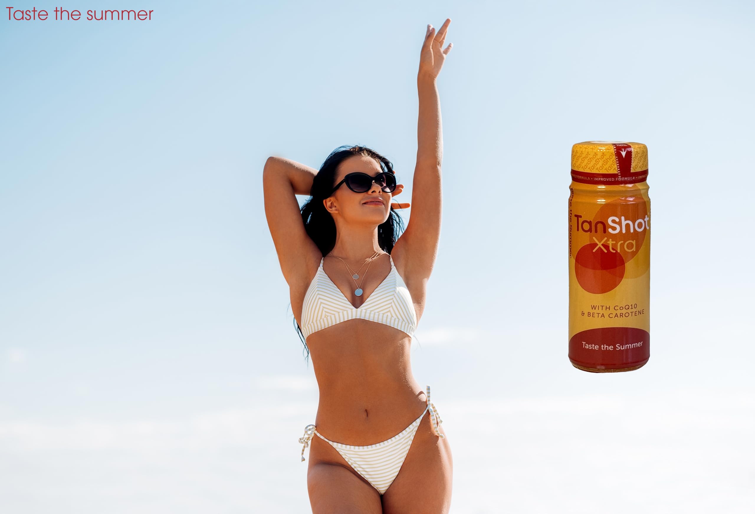 X6 Tanshot / Sunshot Tanning drinks, Promotes tanning and cares for your skin (X6 60ml bottles) by tanshot
