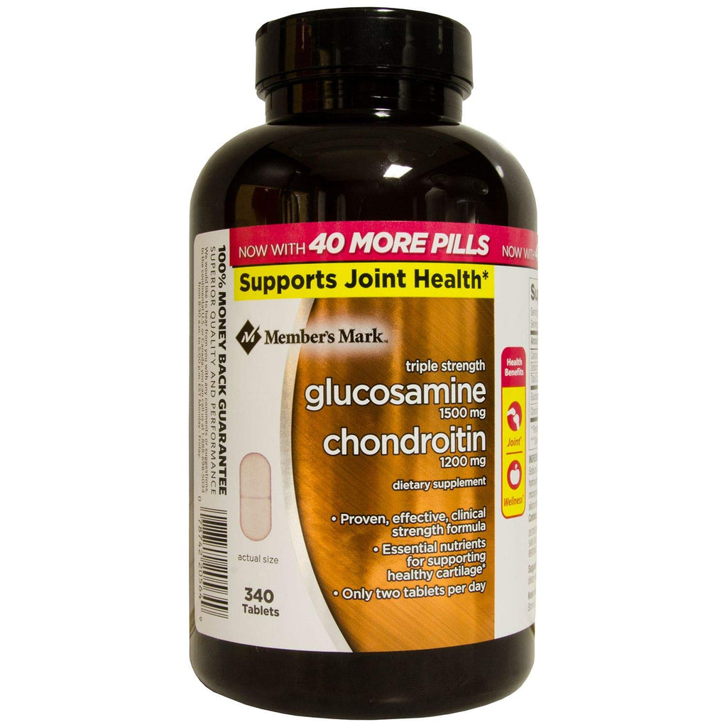 Members Mark Triple Strength Glucosamine Chondroitin (340 Count)