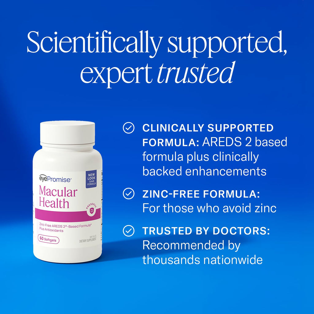 EyePromise Macular Health Eye Vitamins - 60 Softgels, 30-Day Supply