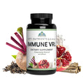 Optimal Health Systems Immune VRL | 7 Vitamin + 12 Nutrient Blend | Pomegranate Extract, Astragalus, Brocolli | Spleen, Thymus, Lymph, Tonsil & Parotid Support | 60 Capsules