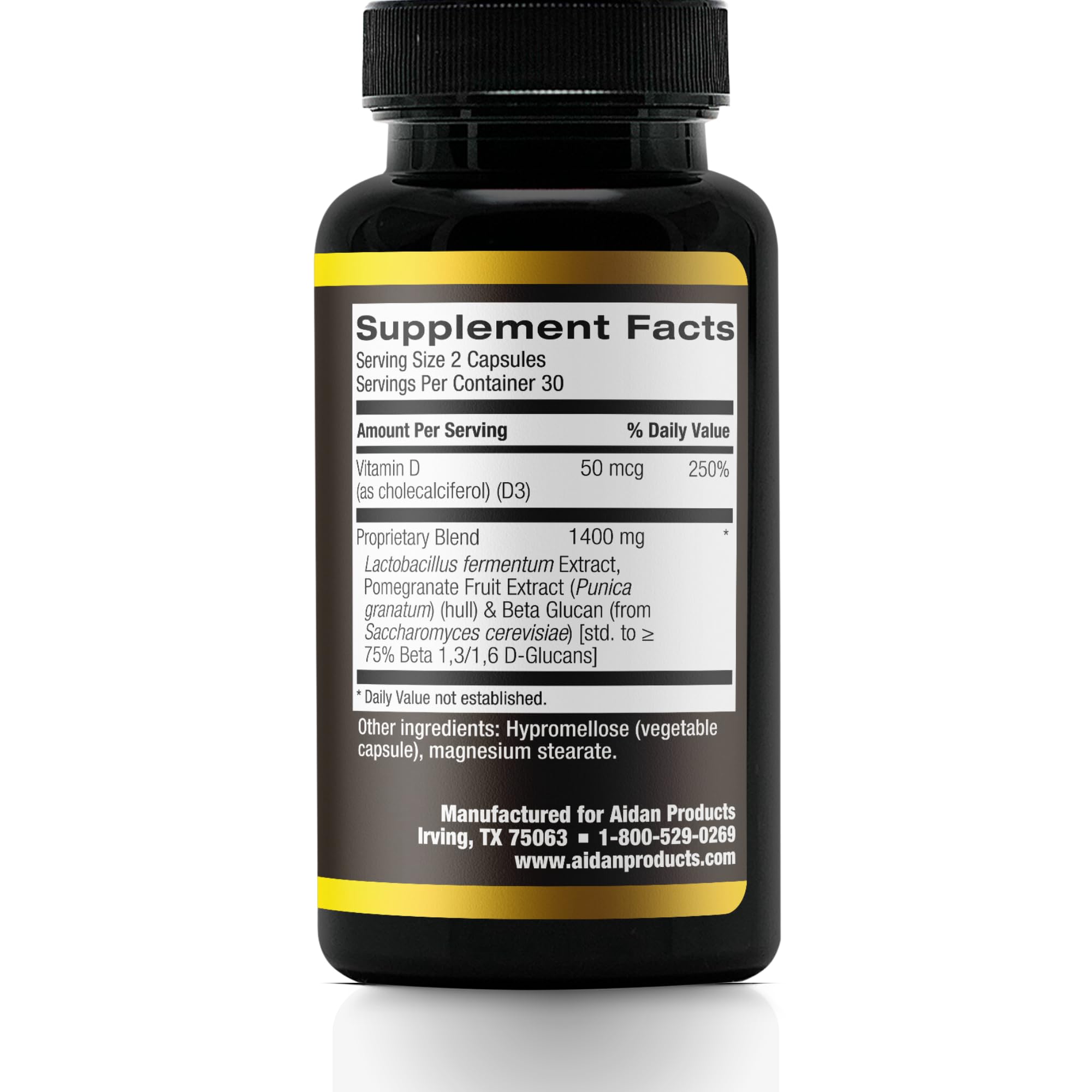 Aidan Products Stem-Kine Stem Cell Supplements, Clinically Proven to Increase Circulating Stem Cells, Promoting Aging Support, 60 Capsules