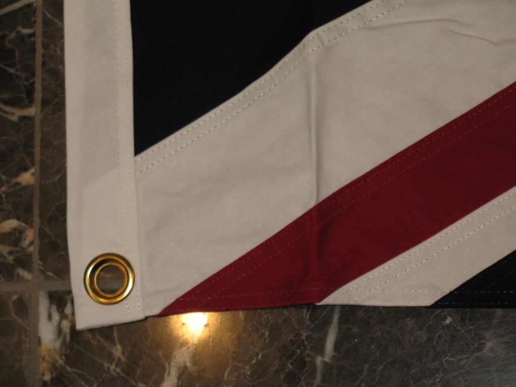 British Union Jack Flag 4 FT X 6 FT 100% Cotton & Embroidered Patch Combo UK Great Britain British Empire …