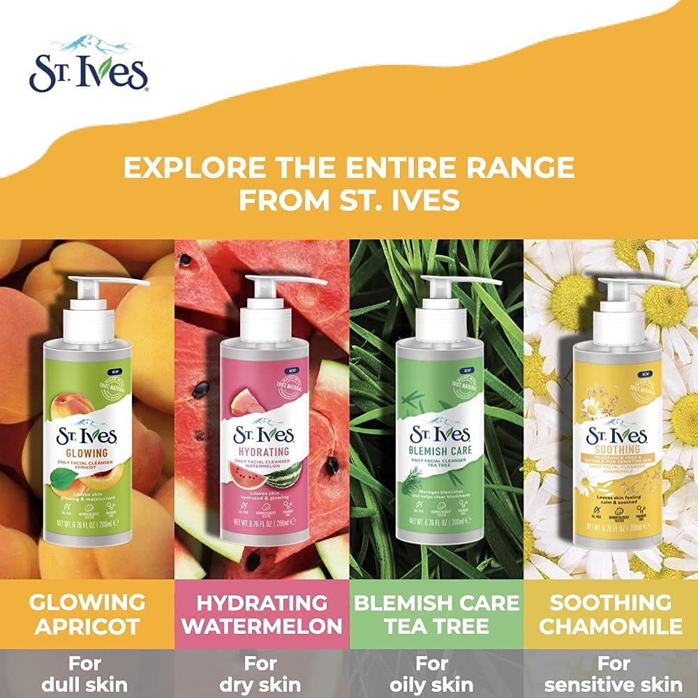 St Ives 200ml Daily Facial Cleanser Hydrating Watermelon
