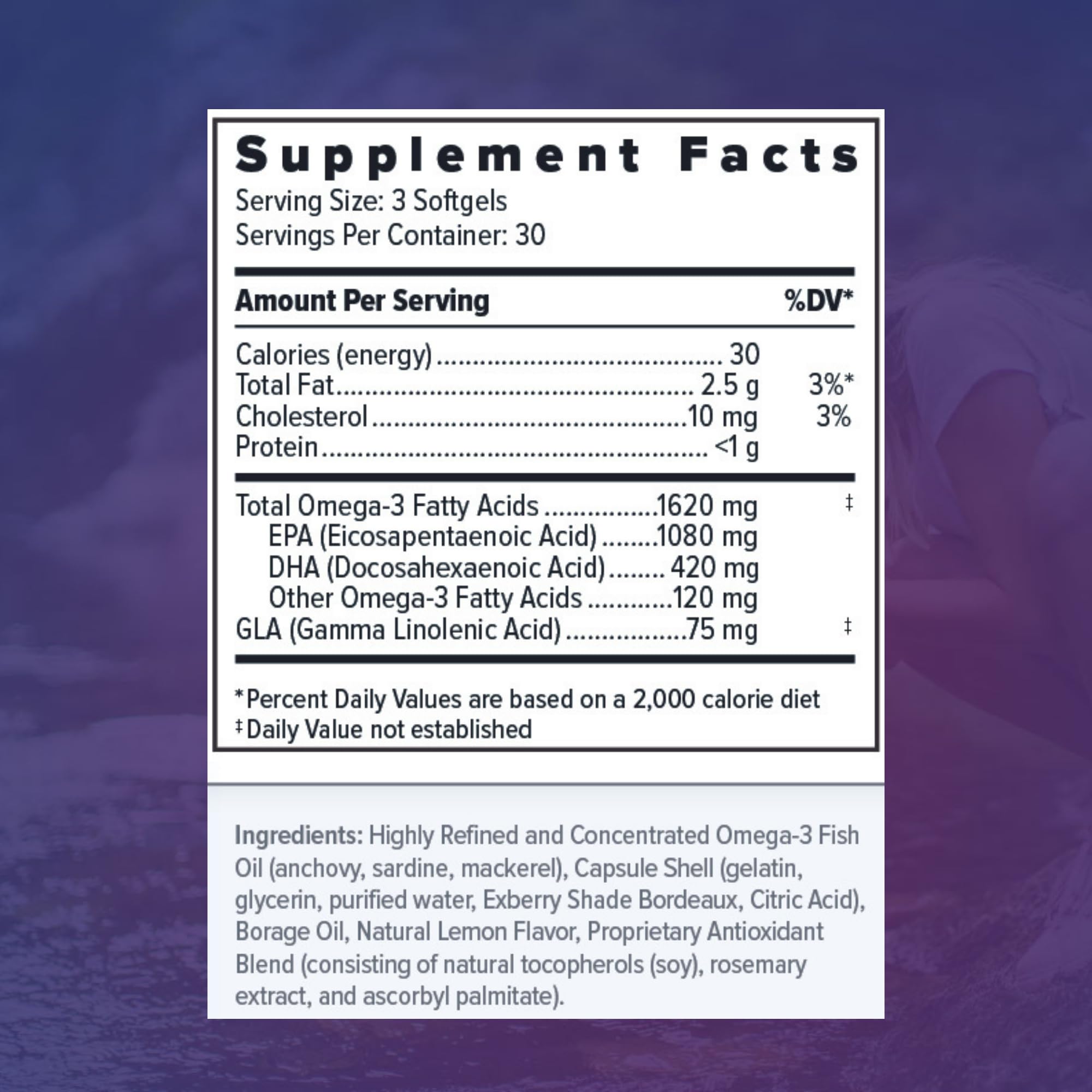 Focus Relief Plus Formula for Dry Eyes (90 ct. 30 Day Supply) Omega 3 Supplemen for Dry Eyes - Dry Eye Relief Supplement -Omega 3 Fish Oil for Dry Eyes