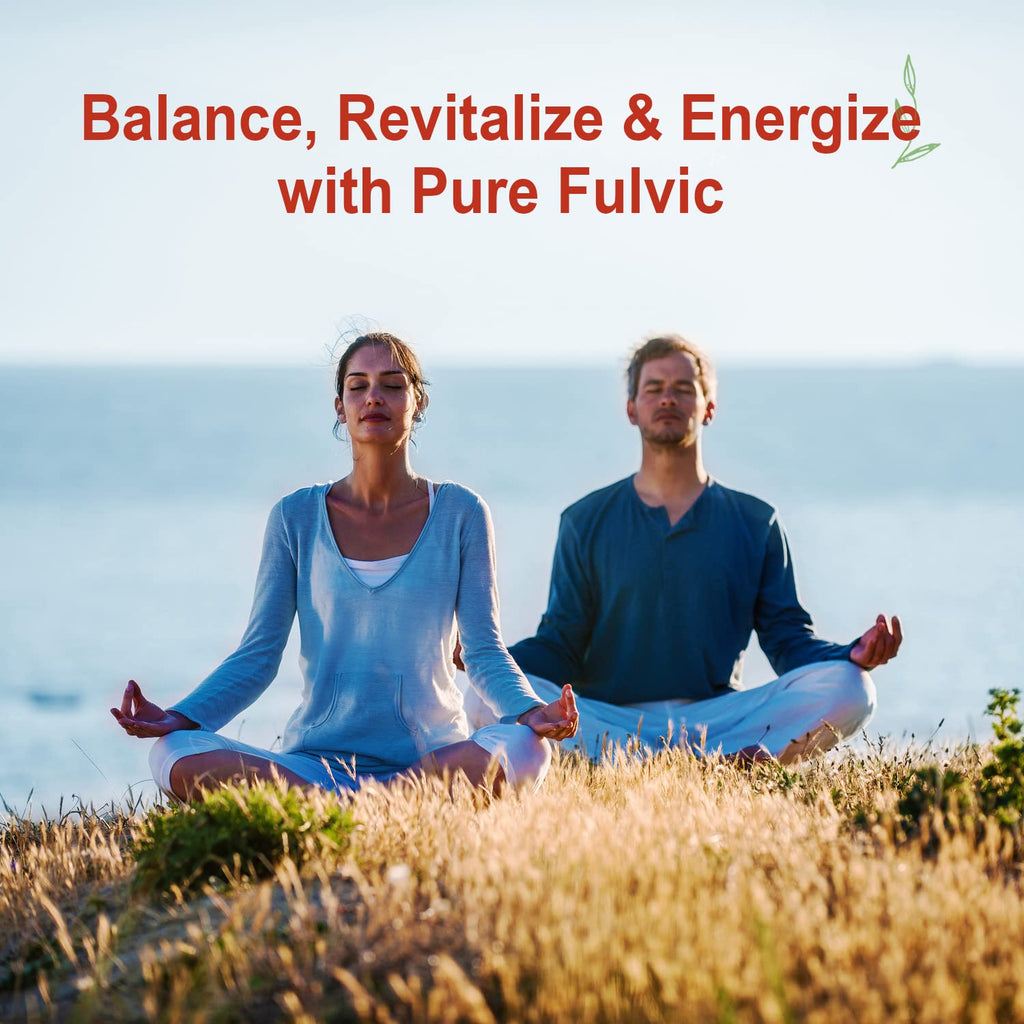 Vital Earth Minerals Fulvic Minerals Liquid – Fulvic Acid Supplement with 70+ Trace Minerals, Electrolytes for Energy & Vitality, 32 Oz Ea + 1 Oz Cup