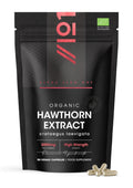 Organic Hawthorn Berry Extract 3500mg – 90 Vegan Capsules – High Strength Hawthorn Berry Supplement 7:1 Extract – Resealable and Recyclable Pouch by Alpha01