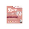 NESTLÉ Materna Prenatal Multivitamin with DHA Supplement | Folic Acid | 60 tablets + 60 DHA soft gels