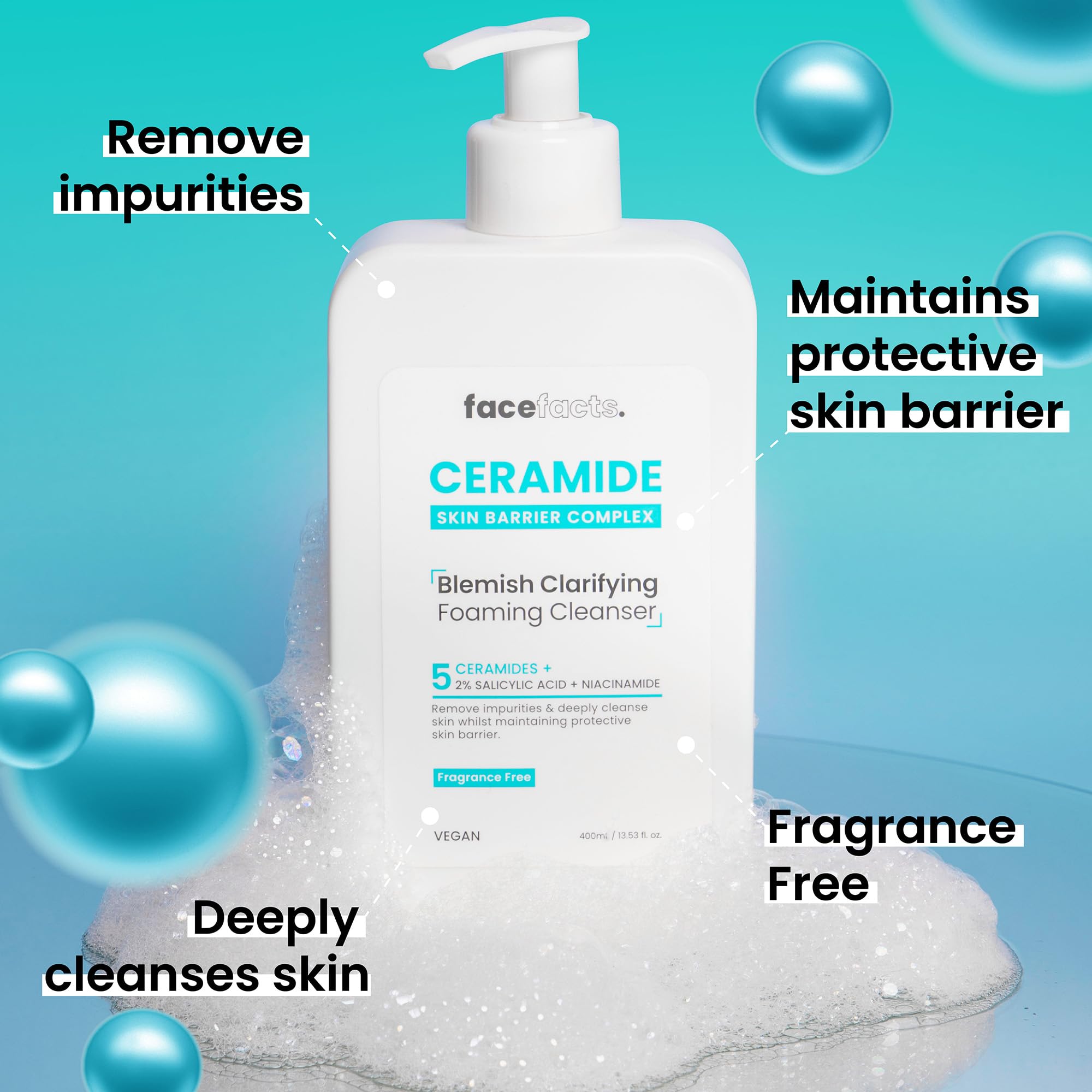 Ceramide Blemish Foaming Cleanser 400ml