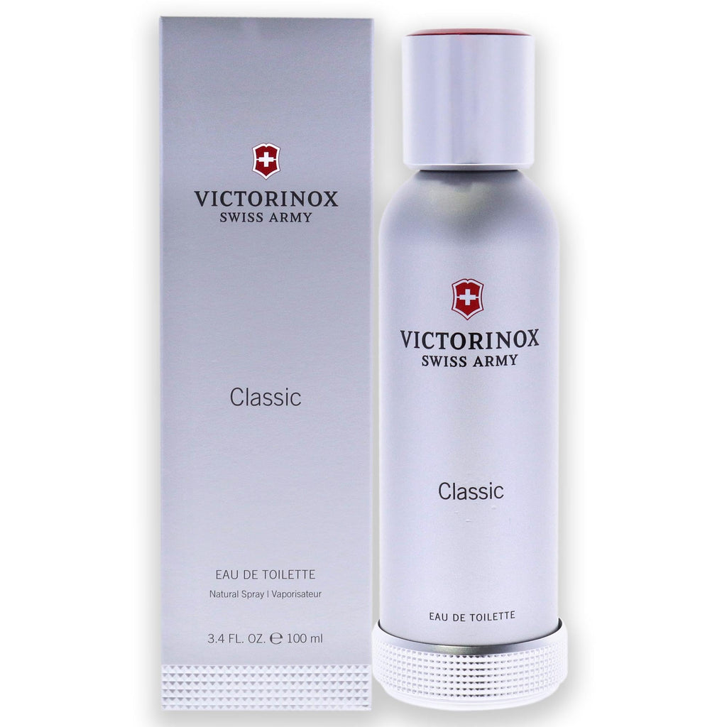 Swiss Army Classic Men Eau De Toilette Spray, Iconic Collection, 3.4 Ounce
