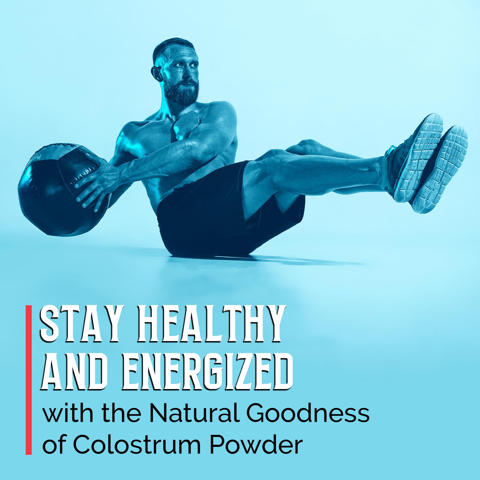 BodyBoost Whole Colostrum, 100% Bovine Colostrum Powder, Immune Booster with Immunoglobulin & Lactoferrin, Grass Fed Colostrum for Gut Health, 16 oz